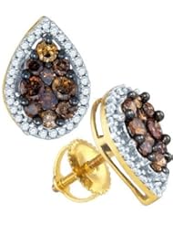 0.99CTW DIAMOND MICRO PAVE EARRINGS