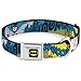 Buckle-Down Seatbelt Buckle Dog Collar - Batman Scene1 - 1.5