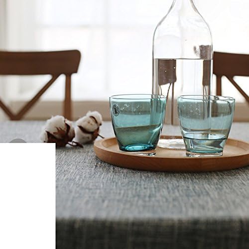 Modern Scandinavian minimalist solid color table Bubu Arts/ Cotton blended cloth/ table cloth/covering cloth/ table cloth-A 140x200cm(55x79inch)