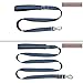 ITERY Dog Leash, Reflective Nylon Dog Training Leash with Padded Handle, Adjustable Length 3.4-5.8 Feet (Blue)