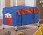 Red & Blue Multicolor Toy Storage Chest Box