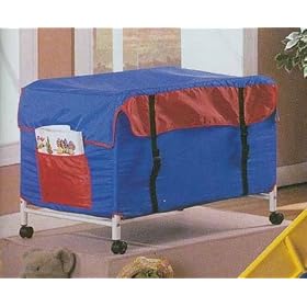 Red and Blue Multicolor Toy Storage Chest Box by T & D IMPORT, INC.
