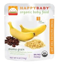 HAPPYBABY Organic Baby Food, Stage 3, Mama Grain, 4 Ounce Pouch (Pack of 16)
From HAPPYBABY
