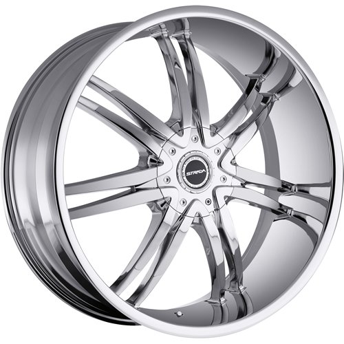 Strada Diablo 22 Chrome Wheel / Rim 5x5 & 5x135 with a 18mm Offset and a 87.1 Hub Bore. Partnumber S24250018D