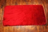 from HOME IS HEAVEN Red Faux Fur Sheepskin 70cm X 140cm Rectangle Modern Style Rug Non Slip Machine Washable