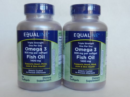 :Omega 3 (900 Mg.) Fish Oil (1400 Mg), 60 Softgels, 2 Pack Value Bundle Images