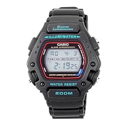Casio Men's DW290-1V Classic Alarm Chronograph Shock Resistant Sport Watch