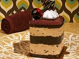 Sweet Treats Collection Chocolate Layer Cake Towel Favour