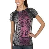 Paisley Peace Vintage Tee - Black