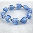 Murano Glass Bracelet - Cindy Blue