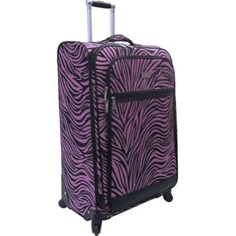 Nicole Miller NY Luggage 28" Wild Zebra Exp. Spinner