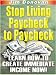 Stop Living Paycheck to Paycheck