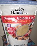 Flax Seed USA Organic Golden Flax Cold Milled 40oz