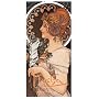 Calendar 2009 Mucha (Slim 350mm x 168mm / 13in x 6&hellip by Flame Tree Publishing