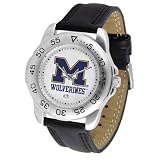 Michigan Wolverines NCAA Sport Mens Watch (Leather Band)