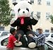 8 FEET TALL GIANT STUFFED PANDA BEAR - ABSOLUTELY HUMONGOUS AND SOFT AND VERY VERY VERY VERY BIG - AMERICAN MADE IN THE USA AMERICA
