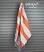 Swan Comfort 100% Cotton Pestemal Turkish Bath Towel, 39