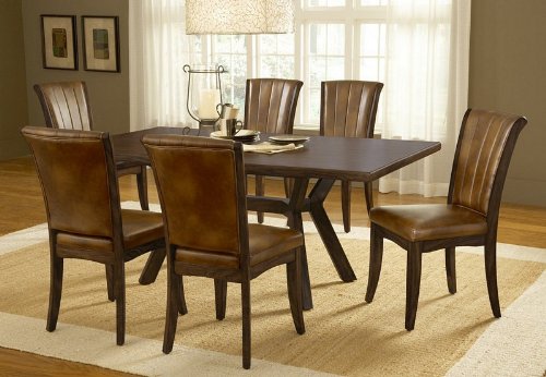 7pc Dining Table and Cherry Finish