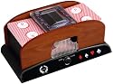 Da Vinci Wood Grain Deluxe 1 to 4 Deck Automatic Playing Card Shuffler