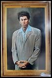 Kramer Portrait Seinfeld Cosmo Funny New Art Framed Poster Print (Unframed and Wood-Mounting also available) - 24 X 36