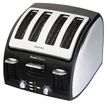 Tefal Avanti 6532817P Hi-Speed Toaster, 4 Slice, Brushed Chrome