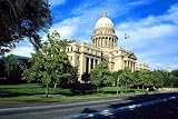 State Capitol Boise Idaho by Mark Gibson poster print,21 in. x 14 in.