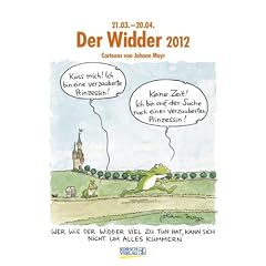 Der Widder im Jahr 2012: Cartoon-Kalender