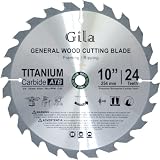 Buy 10-Inch 24 Teeth ATB Framing Carbide Saw Blade by Gilatools