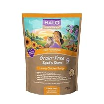 Halo Spot's Stew Holistic Dry, Grain Free Cat Food, Hearty Chicken, 6 LB Bag of Natural Cat Food and Kitten Food
