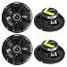 4) Kicker 41DSC674 D-Series 6.75" 480W 2-Way 4-Ohm Car Audio Coaxial Speakers RS.13699.00