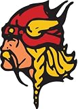Viking Head Temporary Tattoos (Red) Red