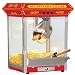 Funtime FT825CR Antique Carnival-Style 8-Ounce Tabletop Hot-Oil Popcorn Popper, Red