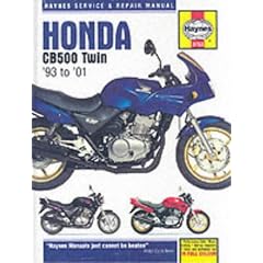 Honda CB500 Service and Repair Manual (1993-2001) (Haynes Service and Repair Manuals)