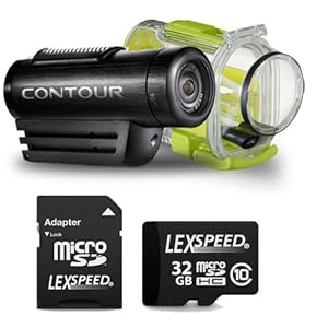 Contour ROAM Watersport Waterproof HD 1080P Wearable Action Sports Helmet Video Camcorder 170° Wide Lens (Black)