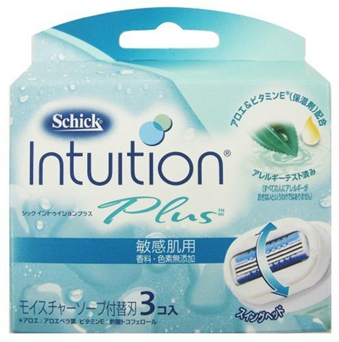 シック イントゥイション プラス 替刃 敏感肌用 3個入