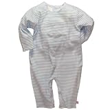 Candy Stripe Coverall by Zutano - Chambray - 6-12... by Zutano