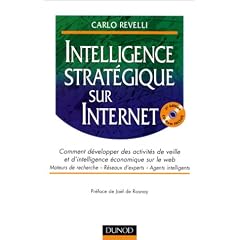 Intelligence strat�gique sur Internet : Comment d�velopper des activit�s de veille et d'intelligence �conomique sur le web