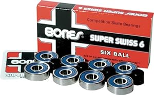 Bones Super Swiss 6 Competition Skate Bearings