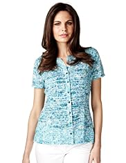 Per Una Spotted Burnout Shirt