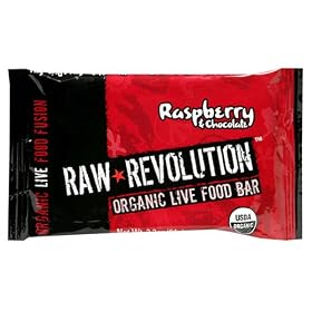 Raw Revolution Organic Live Food Bars, Raspberry and Chocolate, 2.2-Ounce Bars (Pack of 12)