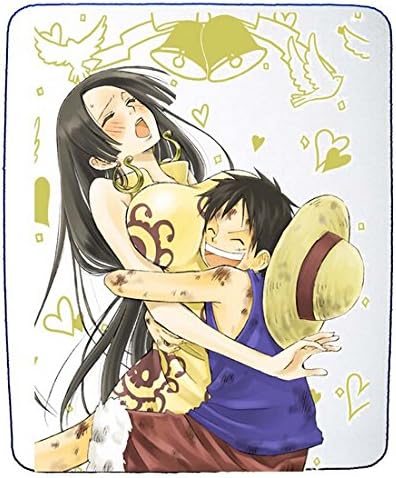 Petty Cabin Japanese Anime One Piece Shichibukai Boa Hancock Mouse Pad Small Size Mice Pad 9.8*7.4*0.11 Inch 2pcs (Design B)