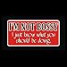 LazyCats - Ladies - I'm Not Bossy I Just Know What You Should Be Doing Decal for Cars Trucks Home and More LazyCats - Ladies - I'm Not Bossy I Just Know What You Should Be Doing Decal for Cars Trucks Home and More