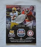 2012 BCS National Championship Game Program - LSU Tigers vs Alabama Crimson Tide