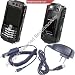 Leather Cingular Blackberry Pearl / 8100c T-mobile Pearl 8100 Blackberry Pearl Bergamo Leather Case + Car Charger + Wall Charger for Blackberry 8100 Blackberry 8100c Blackberry Pearl