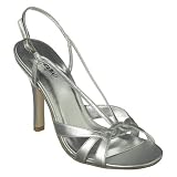 Mossimo Hailey Knotted Strap Heels - Silver