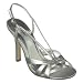 Mossimo® Hailey Knotted Strap Heels - Silver