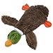 Best Pet Supplies 2-in-1 Fun Skin Stuffless Dog Squeak Toy, Large, Wild Duck