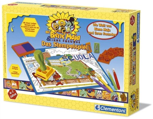 Childrens Toyshop  Third Party New : Clementoni 5691258 - Biene Maja das Stempelspiel