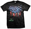Zombie USA Mens Halloween T-shirt, Zombie Nation Design Tee Shirt