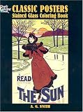 Classic Posters Stained Glass Coloring Book (Pictorial archive series)